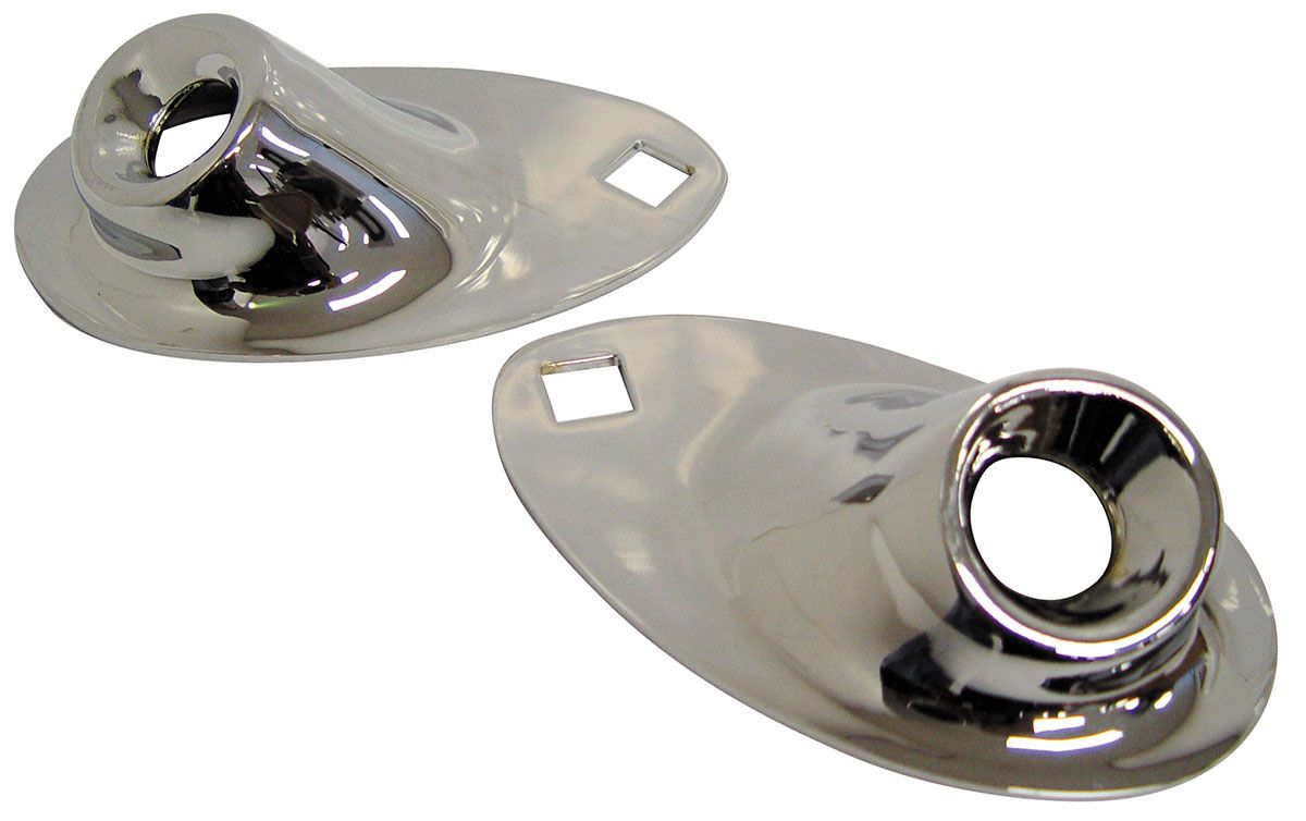 1933-34 CHOPPED HEADLAMP STANDCHROME- PAIR