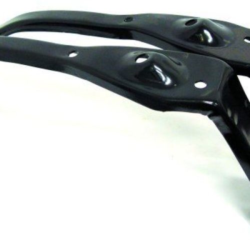 33 34 FORD FRONT FENDER BRACESPAIR BLK STEEL DIE STAMPED