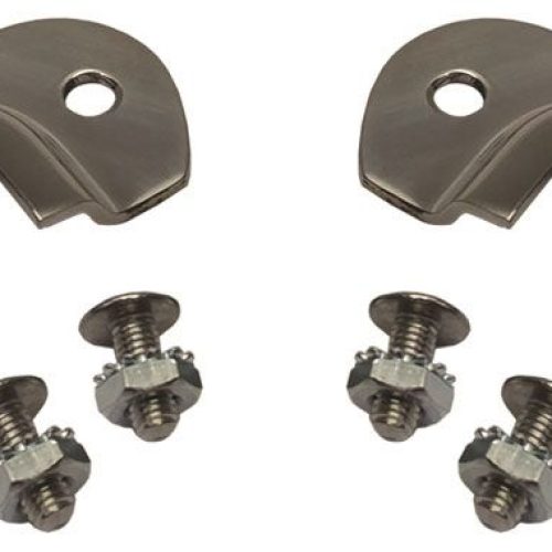 1928-32 FIREWALL SUPPORT ROD  BRACKETS POLISH S/S KIT PR