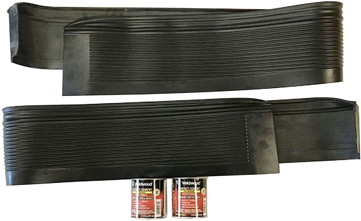 39 STD 1937/38 RUNNING BOARD RUBBER COVER SET