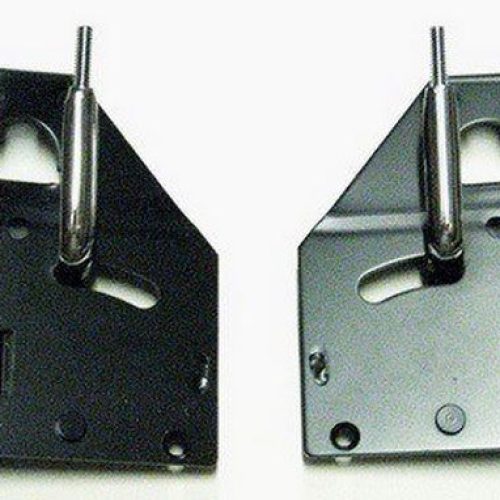 1928 FORD OPEN CAR DOOR LATCH SET (PR) WITH CHROME ARM