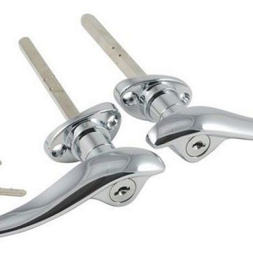 1932 LOCKING OUTSIDE HANDLES CHROME SUIT CLOSED CAR