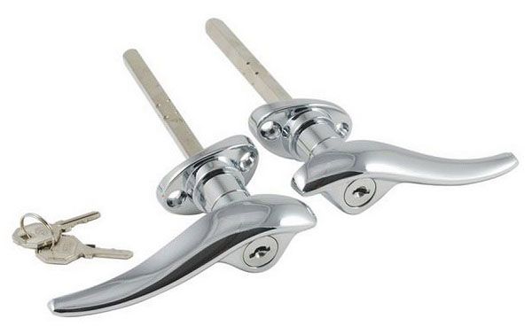 1932 LOCKING OUTSIDE HANDLES CHROME SUIT CLOSED CAR