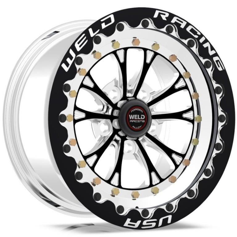 RT VITESSE 15x8" BLACK SBL 5x4.50", 3.50" B/S, M/T SBL