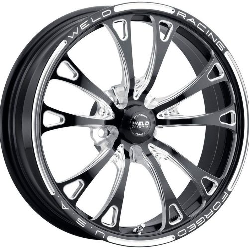 WELD V SERIES 2.0 18×6″ BLACK 5×120 PCD, 4.25″ BS