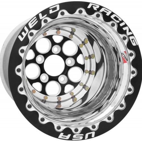 MAGNUM DRAG 15×9″ BLACK       5X4.75″, 3″ B/S, BLACK M/T SBL