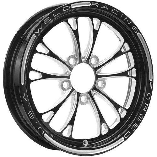 WELD V SERIES 17×4.5″ – BLACK 5×4.5″ PCD, 2.25″ B/S