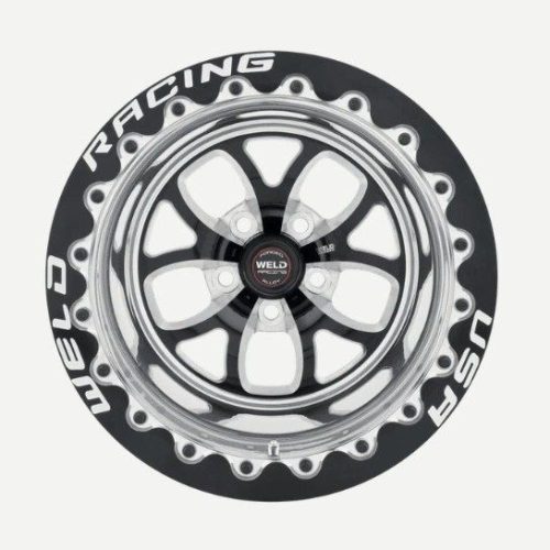 S76 BEADLOCK 15×8.375″ 5×4.5BC5.5″BS. BLK CENTER & BEADLOCK