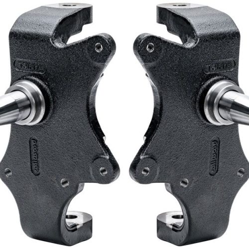 CHEVY TRI 5 PRO SPINDLES, PAIR2″ DROP, SUIT WILWOOD BRAKES