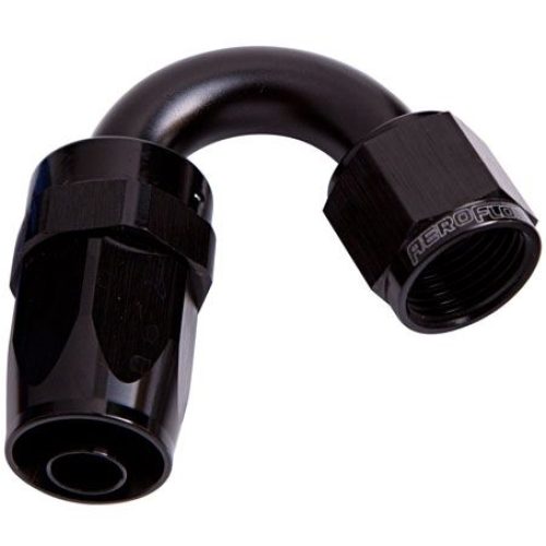 -4AN TAPER SERIES 150 DEGREE  HOSE END BLACK
