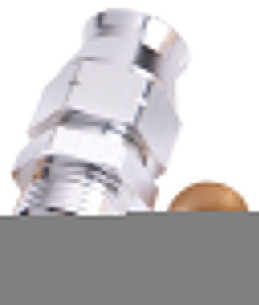 1/4" HARD LINE TO -4AN MALE ADAPTER SILVER w/ OLIVE