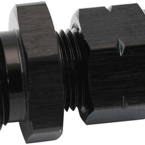 1/4″   HARD LINE TO -6AN MALE ADAPTER BLACK w/ OLIVE