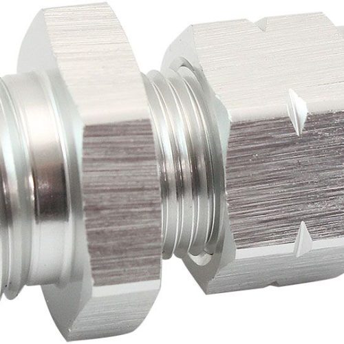 1/4″   HARD LINE TO -6AN MALE ADAPTER SILVER w/ OLIVE