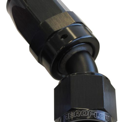 -6AN TAPER SERIES 30 DEGREE HOSE END BLACK