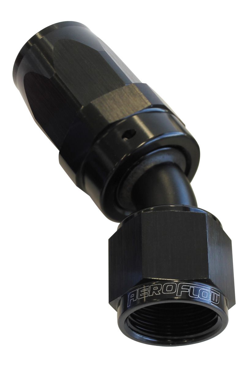 -10AN TAPER SERIES 30 DEGREE HOSE END BLACK