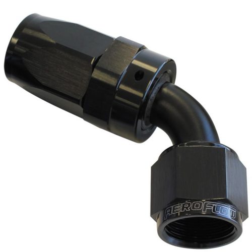 -4AN TAPER SERIES 60 DEGREE HOSE END BLACK