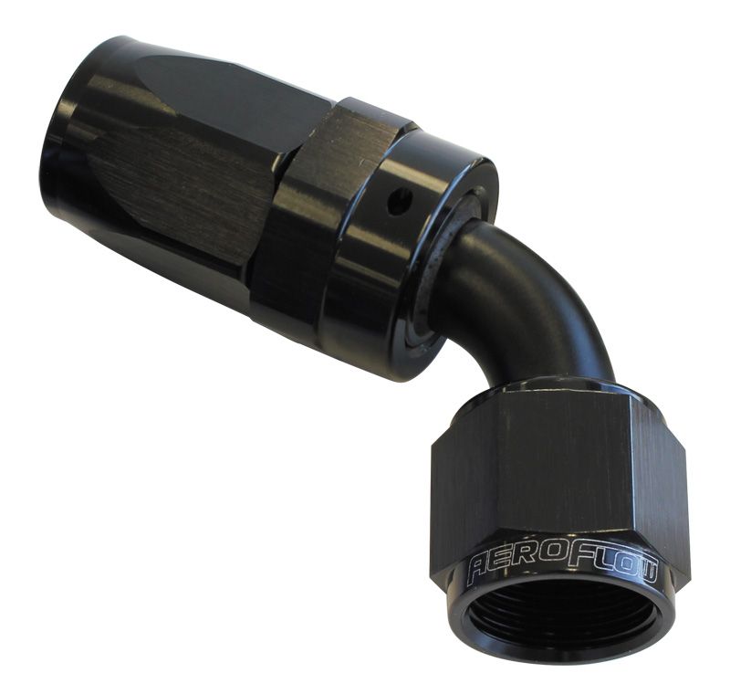 -20AN TAPER SERIES 60 DEGREE HOSE END BLACK