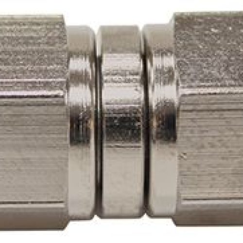 S/S STRAIGHT FEMALE FLARE -3ANSILVER SWIVEL COUPLER STAINLES