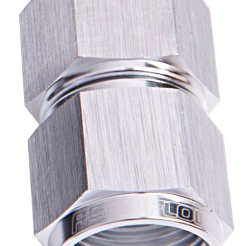 STRAIGHT FEMALE FLARE -16AN   SILVER SWIVEL COUPLER