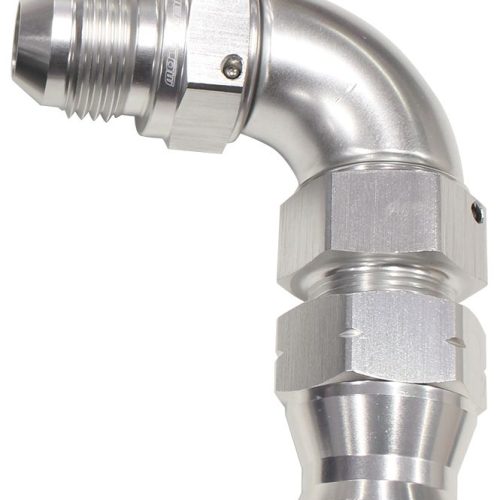3/8″ TUBE 90 deg male -6AN SILVER SWIVEL NUT WITH OLIVE