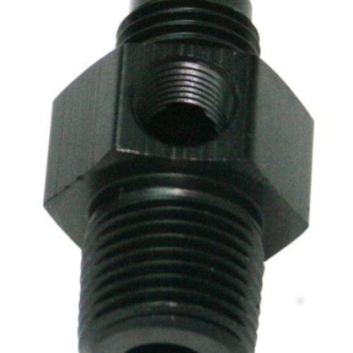 MALE 1/8″NPT TO -6AN 1/8″ PORTBLACK 1/8″ TO -6AN ,1/8″ PORT