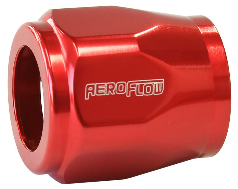 HEX HOSE FINISHER 16.5MM ID RED 21/32" ID CLAMP