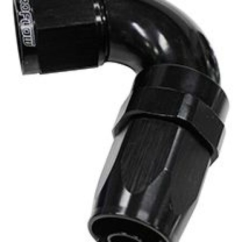 120 DEG HOSE END -12AN BLACK  FULL FLOW TAPER STYLE