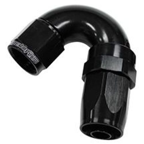 150 DEG HOSE END -12AN BLACK  FULL FLOW TAPER STYLE