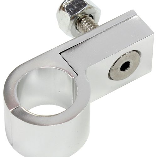 BILLET P STYLE CLAMP 1/4″ LINESILVER 6.3MM ID OR 1/4″ ID
