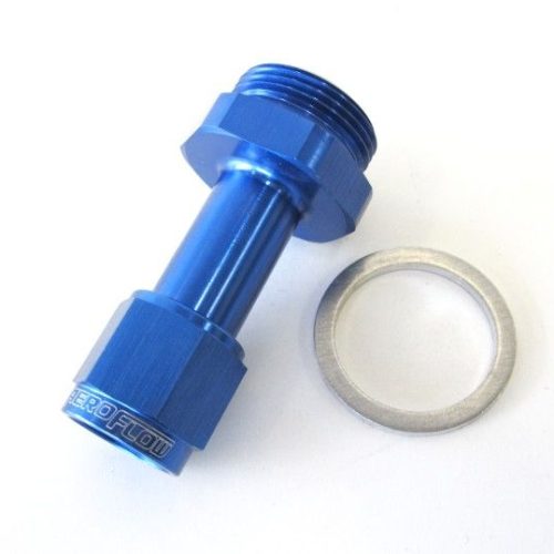 -6AN HOLLEY CARB INLET 4150   BLUE SWIVEL NUT (PAIR)