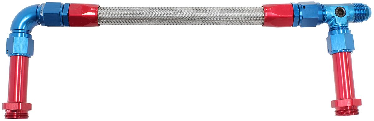 HOLLEY DUAL INLET -8AN 4500 BLUE SUIT DOMINATOR CARBS