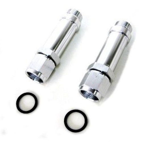 -8AN FEMALE TO HOLLEY ULTRA HPSILVER SWIVEL NUT (PAIR) -8ORB