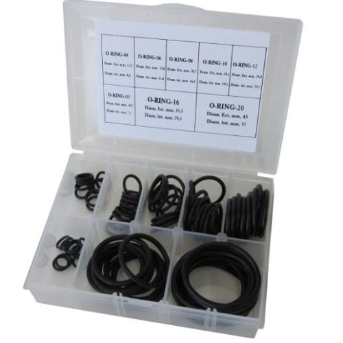 BUNA N O-RINGS -3 to -20AN PK 10 OF EACH IN PLASTIC CASE