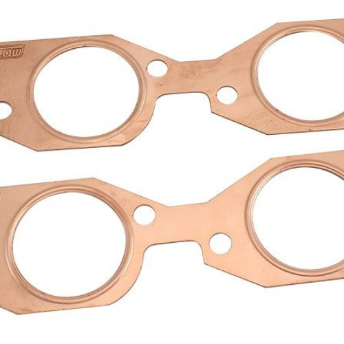 BBC ROUND EXHAUST GASKETS     COPPER EMBOSSED BIG BLOCK CHEV