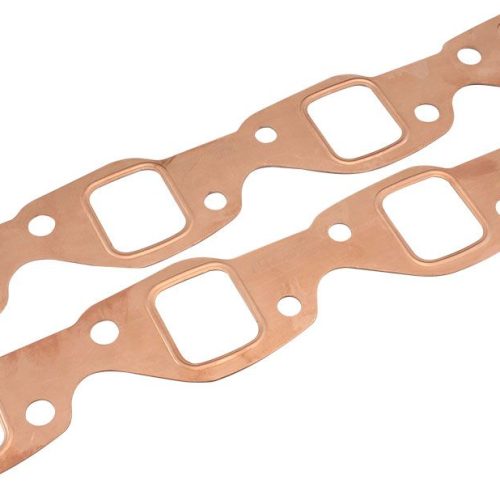 HOLDEN 304 308 EXHAUST GASKETSCOPPER EMBOSSED PAIR LATE V8