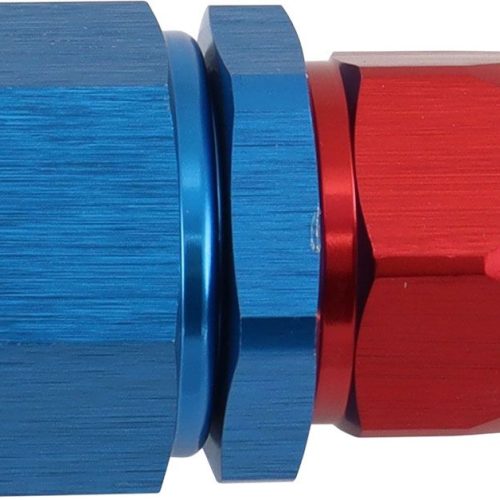 STEPPED STRAIGHT END -6 HOSE  TO -8AN REDUCER HOSE END BLUE