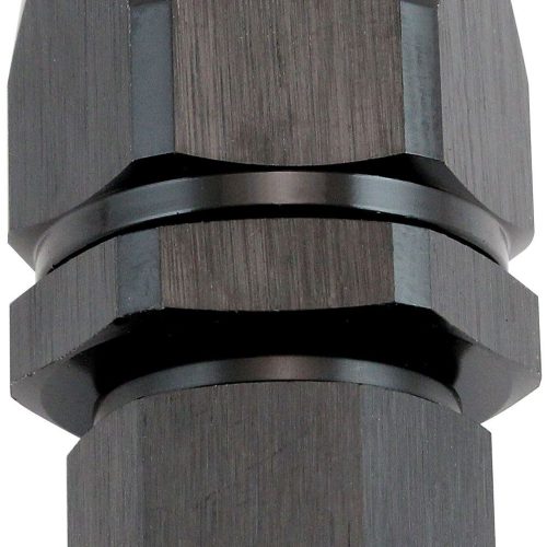 STEPPED STRAIGHT END -8 HOSE  TO -6AN EXPANDER HOSE END BLAC