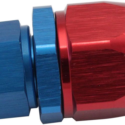 STEPPED STRAIGHT END -8 HOSE  TO -6AN EXPANDER HOSE END BLUE