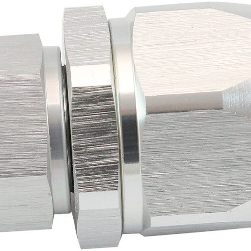 STEPPED STRAIGHT END -8 HOSE  TO -6AN EXPANDER HOSE END SILV