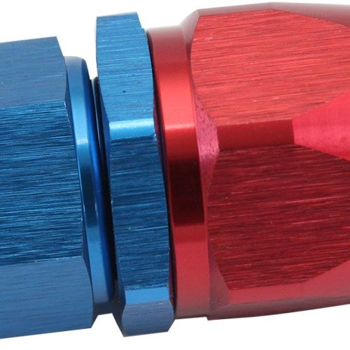 STEPPED STRAIGHT END -10 HOSE TO -8AN EXPANDER HOSE END BLUE