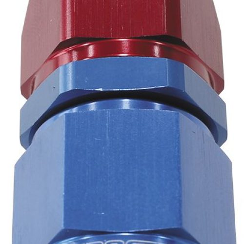 ALLOY STRAIGHT HOSE END -20AN BLUE SWIVEL NUT SUIT TEFLON