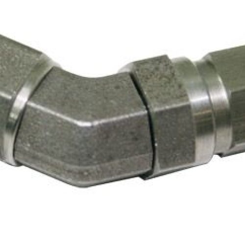 SS 45 DEG HOSE END -4AN       STEEL FULL SWIVEL SUIT TEFLON