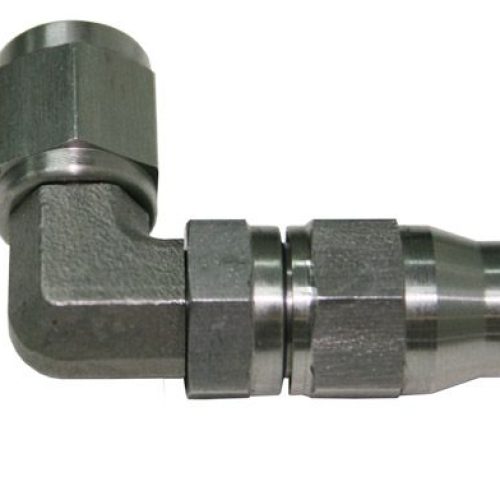 SS 90 DEG HOSE END -3AN       STEEL SWIVEL NUT SUIT TEFLON