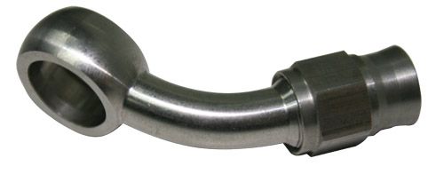 -3AN 45 DEG BANJO 7/16" STAINLESS SUIT TEFLON