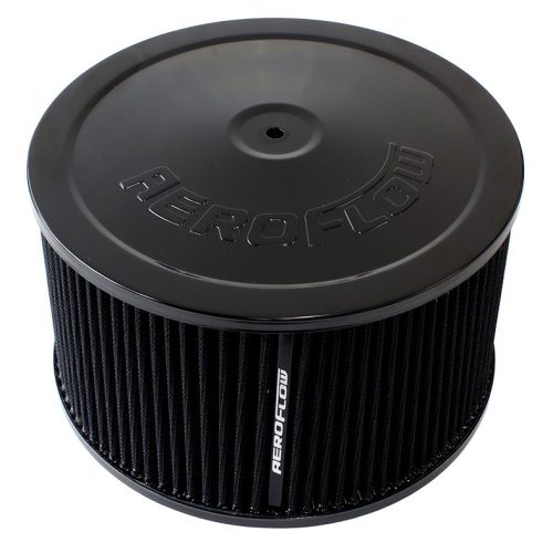 9″ X 5″  AIR CLEANER  ASSEMBLY5-1/8″ NECK, BLACK LID, COTTON