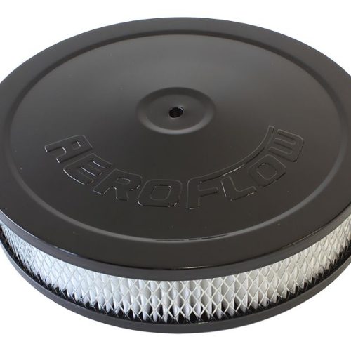 9″ X 2″  AIR CLEANER  ASSEMBLY5-1/8″ NECK, BLACK, PAPER