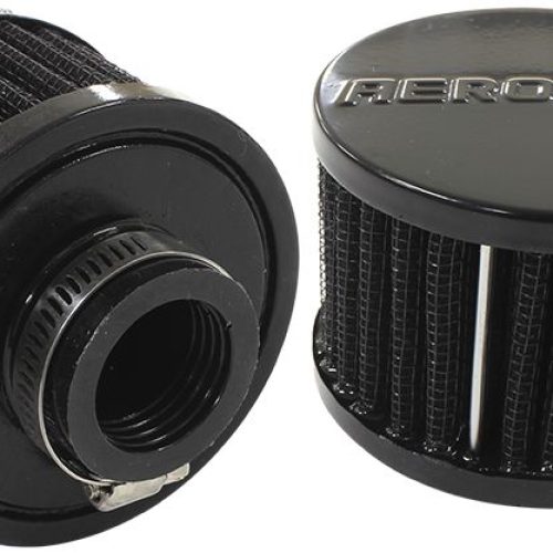 1″ UNIV CLAMP ON FILTER       3″ O.D,2-1/4″ H, BLACK TOP