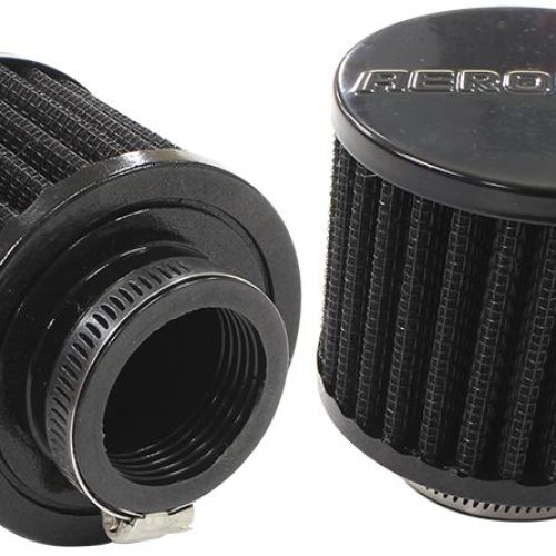 1-3/8″ UNIV CLAMP ON FILTER 3″ O.D,2-1/2″ H, BLACK TOP