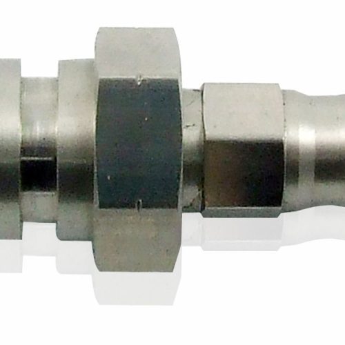 FEMALE INVERTED FLARE 17MM HEXWITH RET CLIP RECESS 3/8 X 24