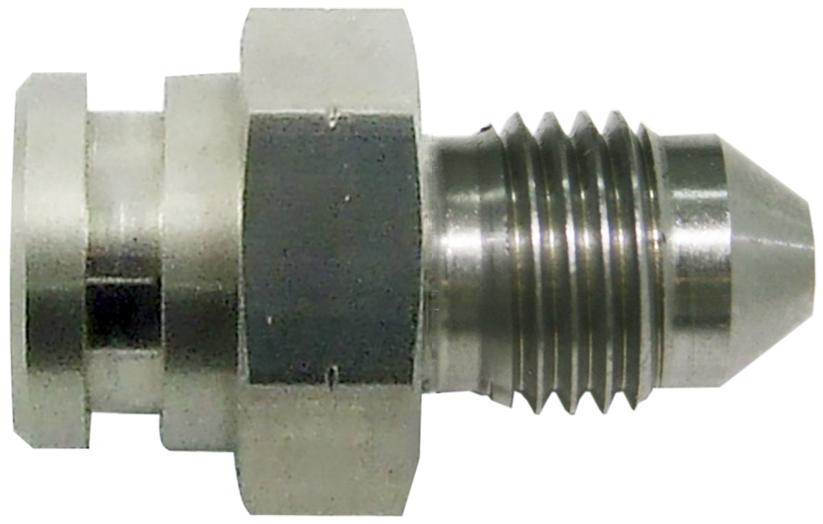 FEMALE INVERTED FLARE 17MM HEXRETAIN CLIP RECES M10 X 1.0MM